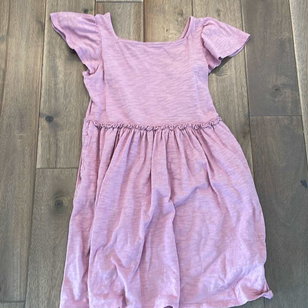 Pink short sleeve dress ( cat & jack) 7/8